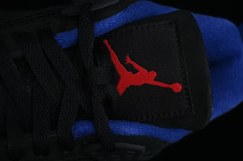All categories Air Jordan Jordan series basketball shoes Air Jordan 4 GX foreign trade version Air Jordan 4 Retro "Lase" AJ4 Joe 4 black gray blue color FV5029-003
